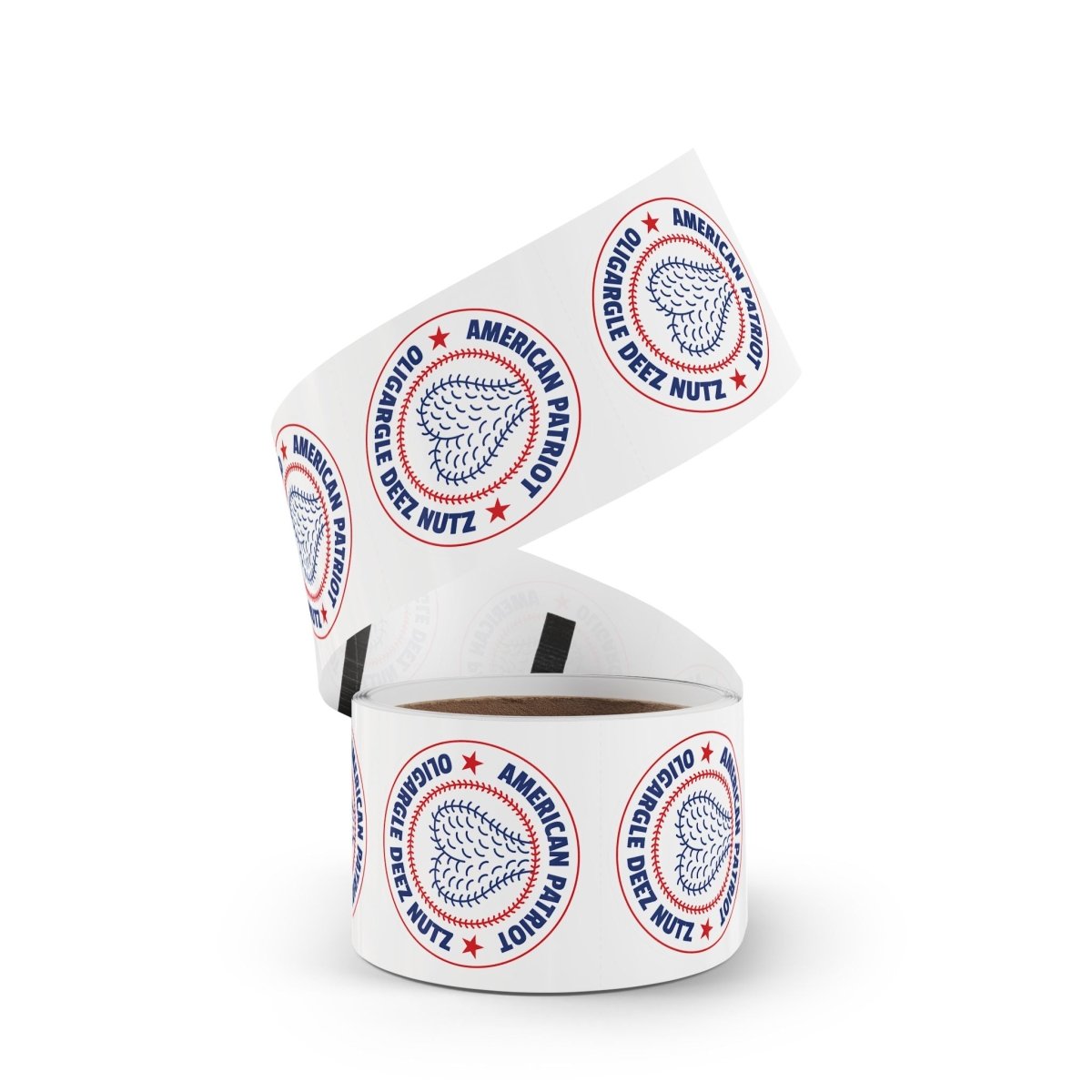 Free Oppression - Paper products - American Patriot Oligargle Deez Nutz - Round Sticker Roll