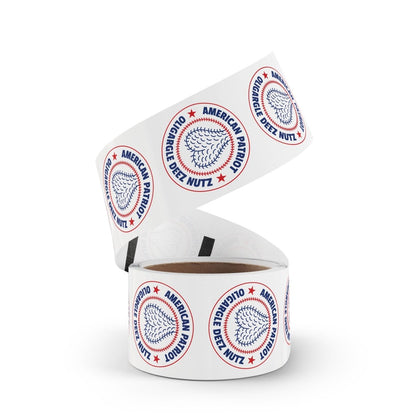 Free Oppression - Paper products - American Patriot Oligargle Deez Nutz - Round Sticker Roll
