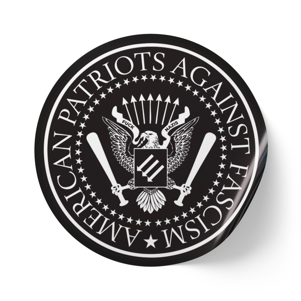 Free Oppression - Paper products - American Patriots Against Fascism - Round Sticker Roll