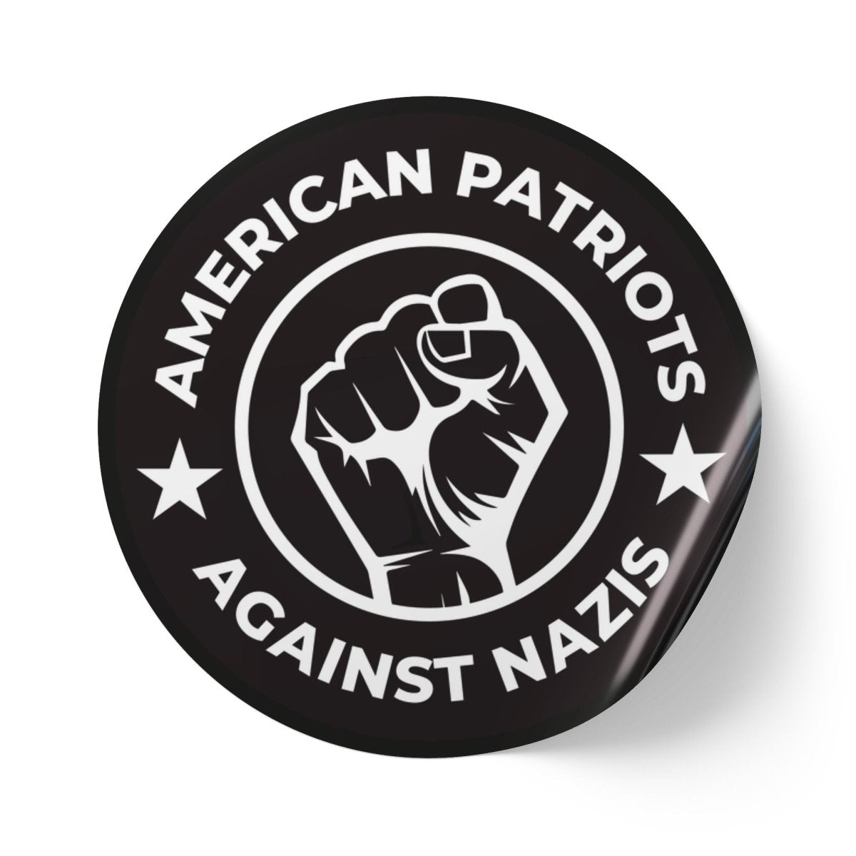 Free Oppression - Paper products - American Patriots Against Nazis – Round Sticker Roll