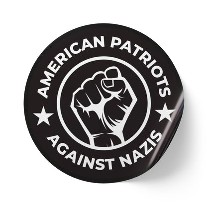 Free Oppression - Paper products - American Patriots Against Nazis – Round Sticker Roll
