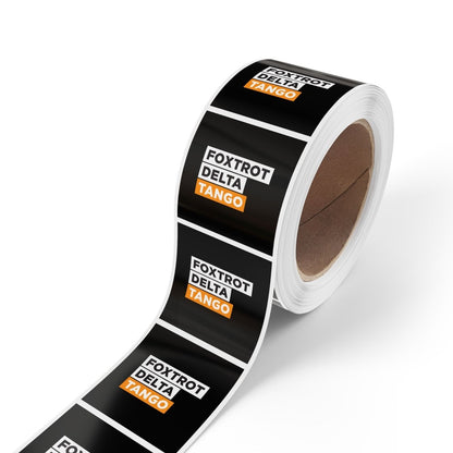 Free Oppression - Paper products - Foxtrot Delta Tango - Square Sticker Roll