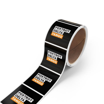 Free Oppression - Paper products - Foxtrot Delta Tango - Square Sticker Roll