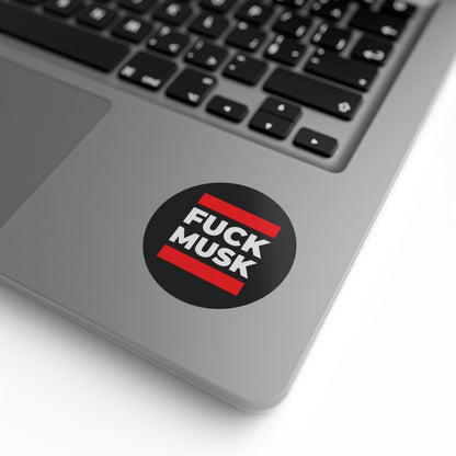 Free Oppression - Paper products - Fuck Musk – Round Sticker Roll