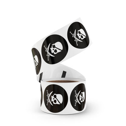 Free Oppression - Paper products - Pirate Skull – Round Sticker Roll