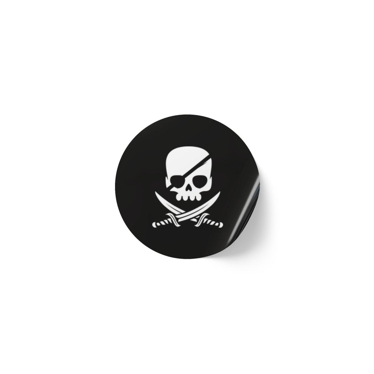 Free Oppression - Paper products - Pirate Skull – Round Sticker Roll