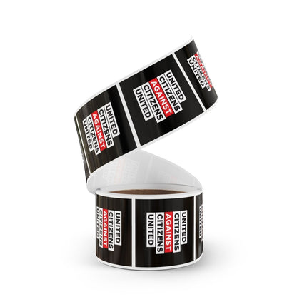 Free Oppression - Paper products - United Citizens Against Citizens United - Square Sticker Roll