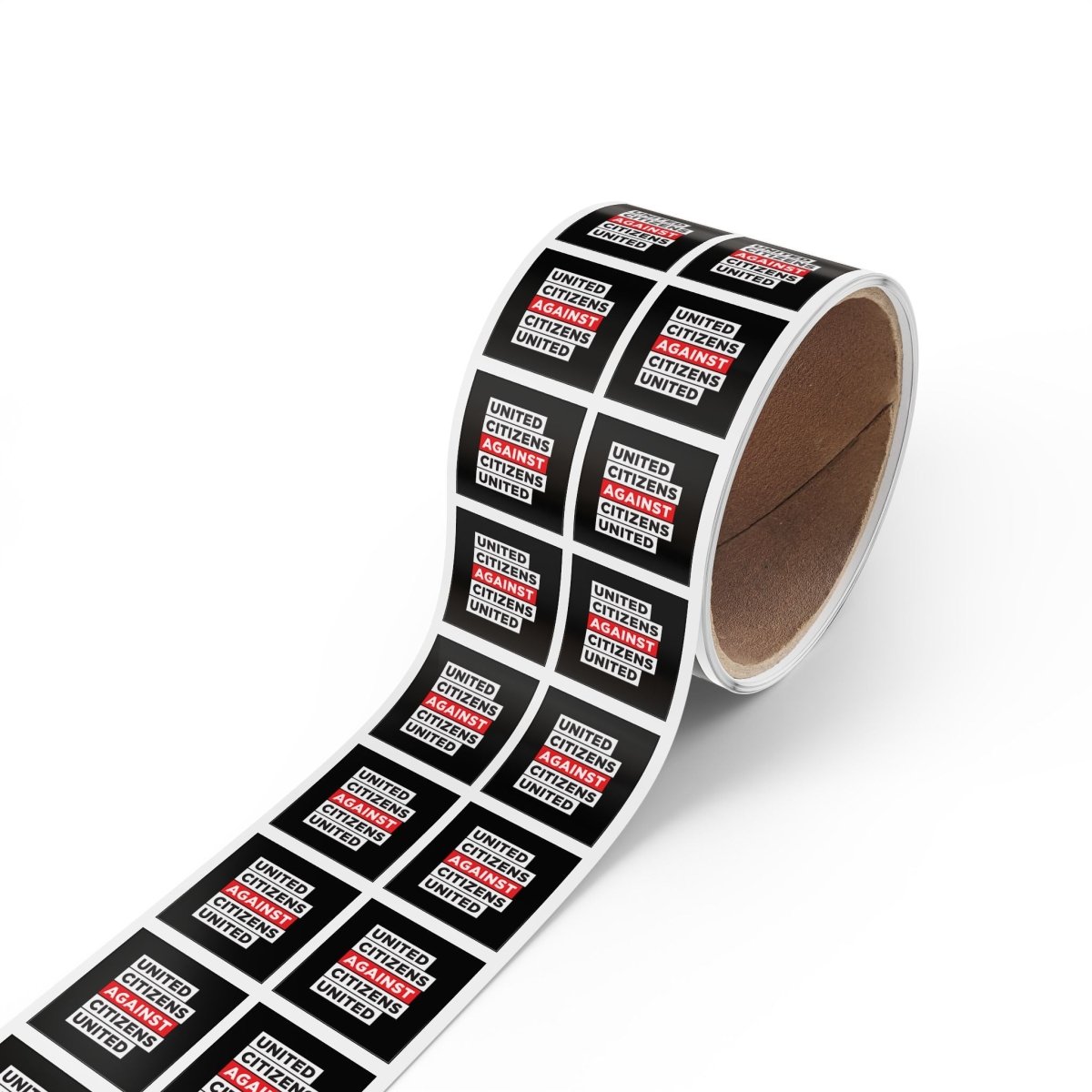 Free Oppression - Paper products - United Citizens Against Citizens United - Square Sticker Roll