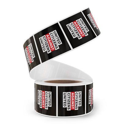 Free Oppression - Paper products - United Citizens Against Citizens United - Square Sticker Roll