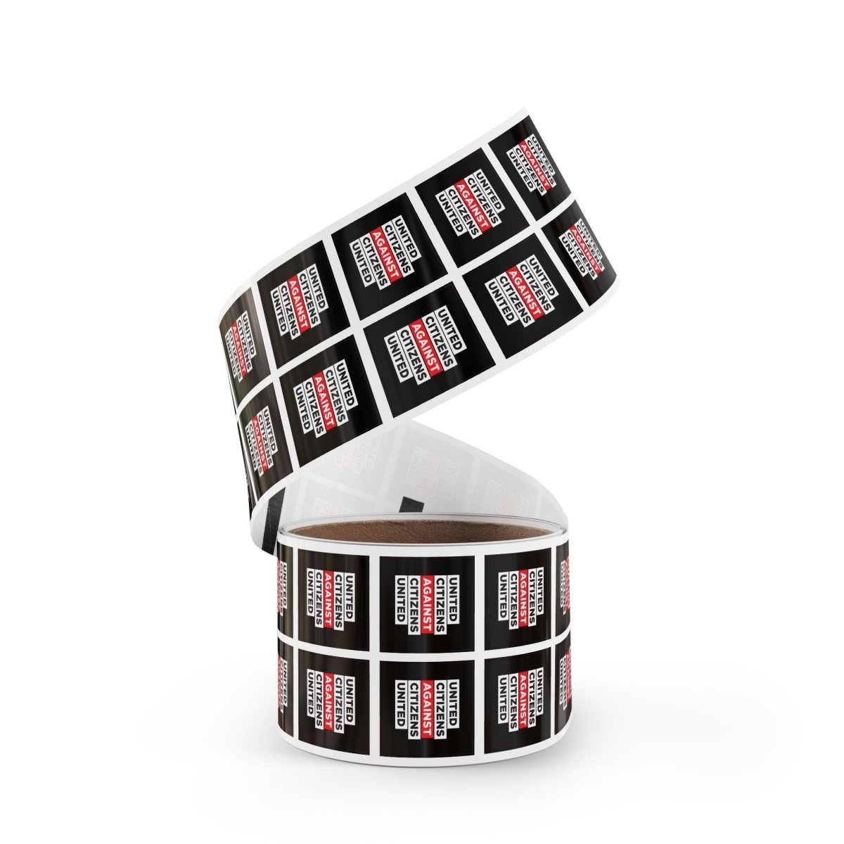 Free Oppression - Paper products - United Citizens Against Citizens United - Square Sticker Roll