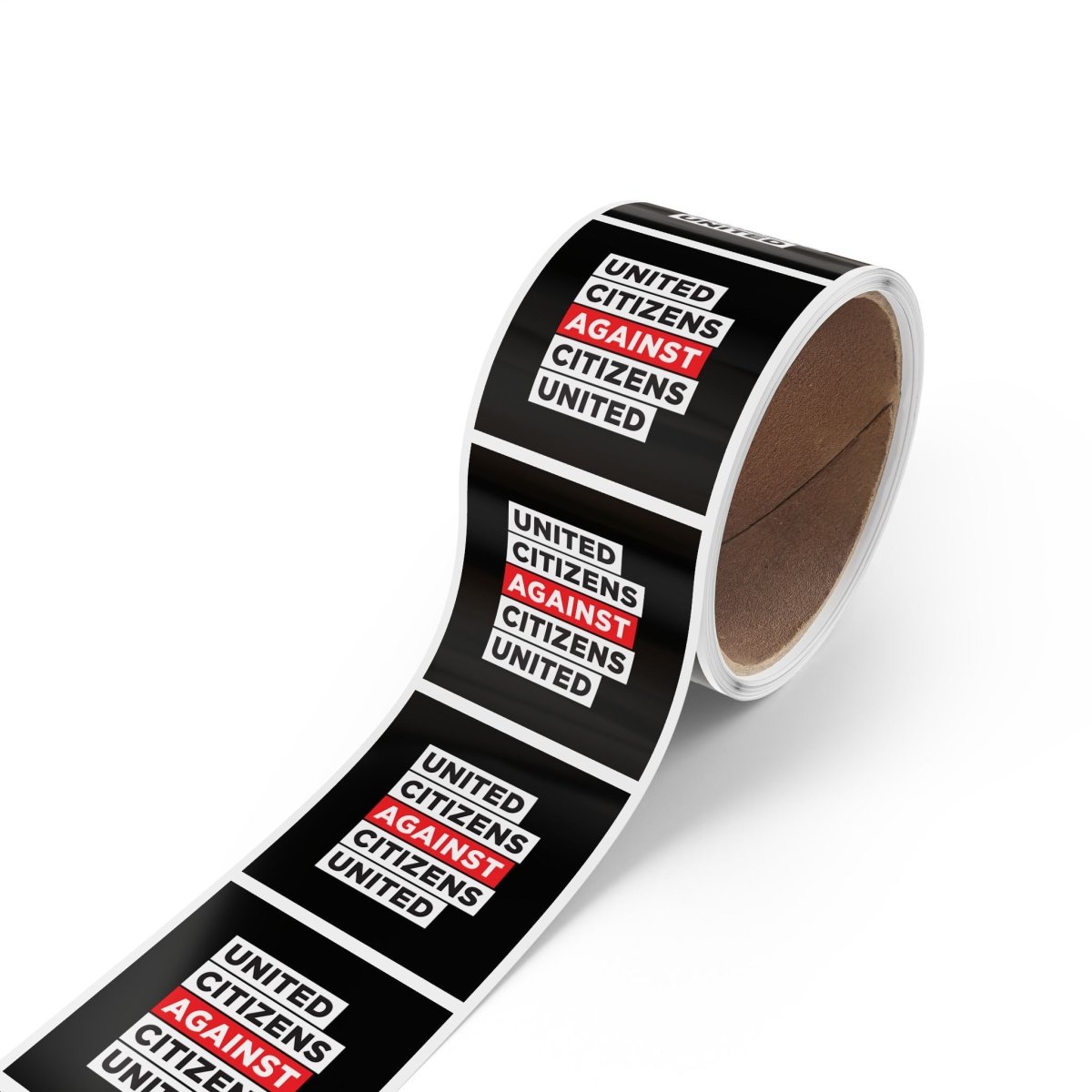 Free Oppression - Paper products - United Citizens Against Citizens United - Square Sticker Roll