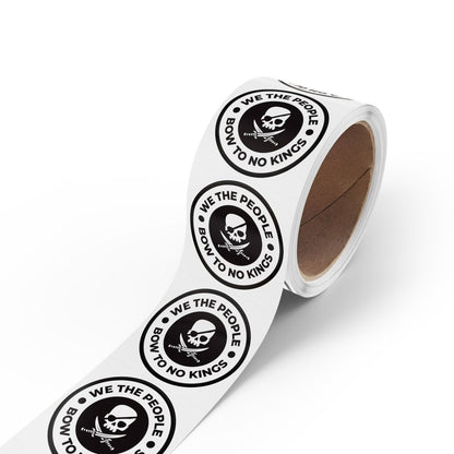 Free Oppression - Paper products - We The People Bow To No Kings – Round Sticker Roll