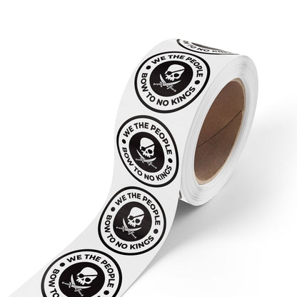 Free Oppression - Paper products - We The People Bow To No Kings – Round Sticker Roll