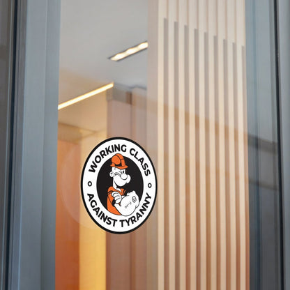 Free Oppression - Paper products - Working Class Against Tyranny – Round Vinyl Sticker