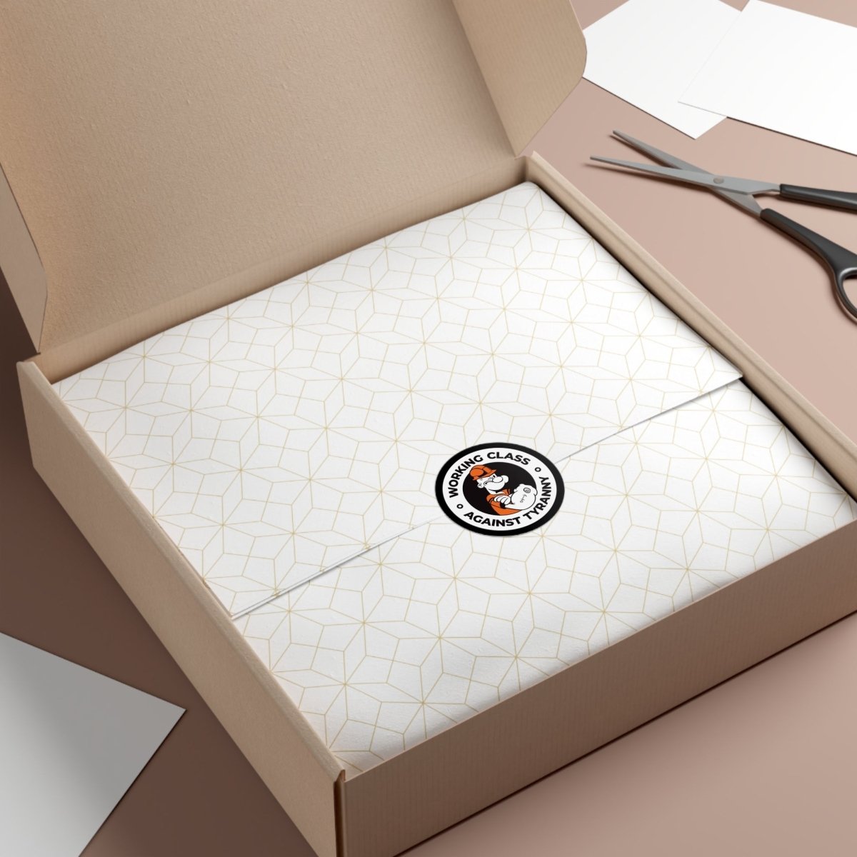 Free Oppression - Paper products - Working Class Against Tyranny – Round Vinyl Sticker