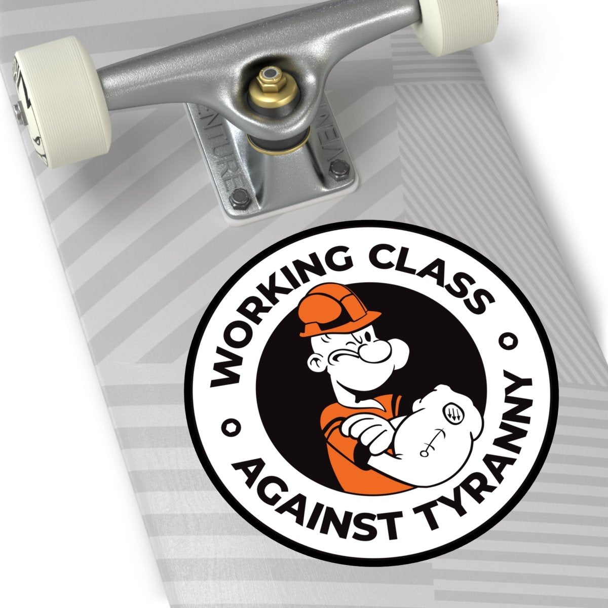 Free Oppression - Paper products - Working Class Against Tyranny – Round Vinyl Sticker