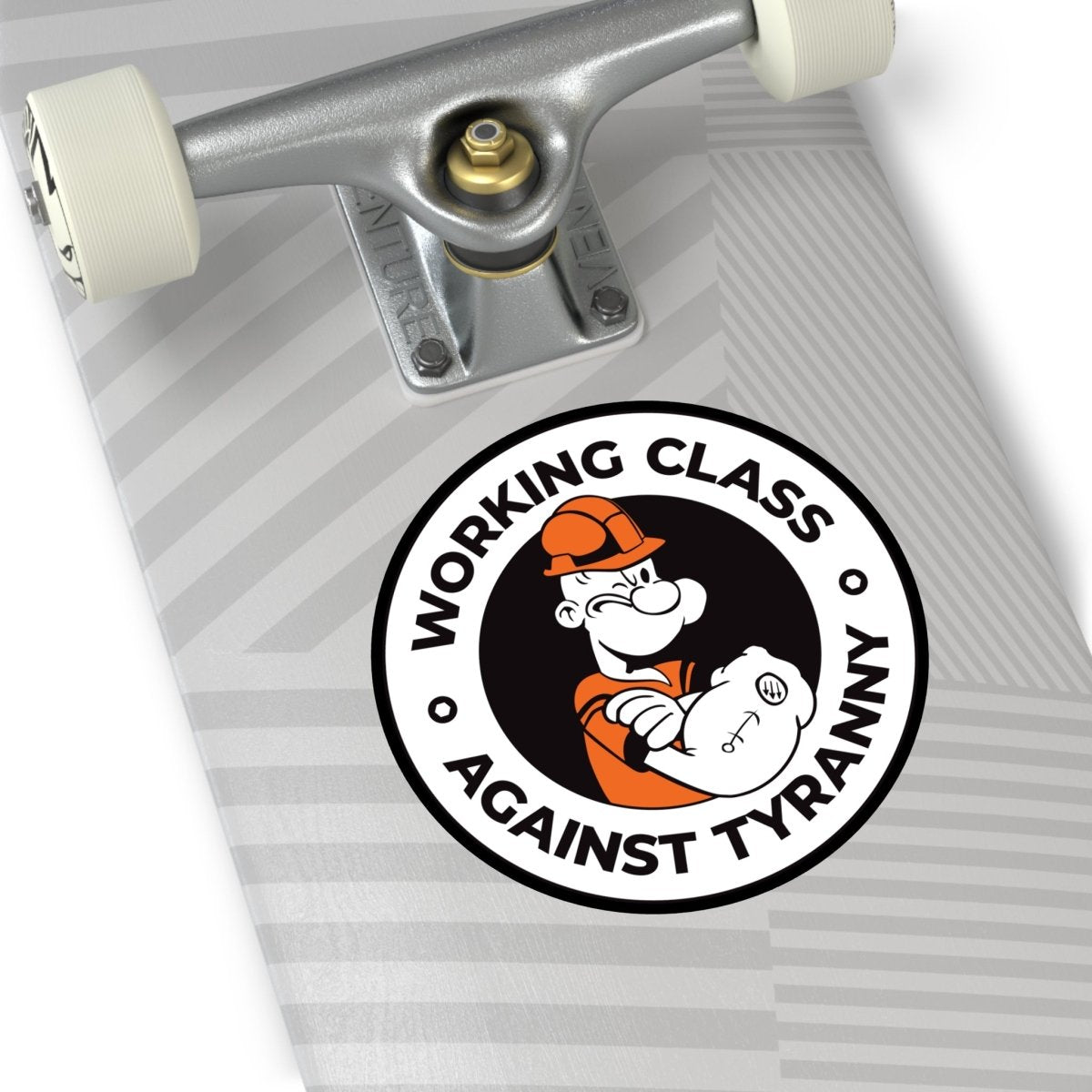Free Oppression - Paper products - Working Class Against Tyranny – Round Vinyl Sticker