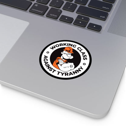 Free Oppression - Paper products - Working Class Against Tyranny – Round Vinyl Sticker