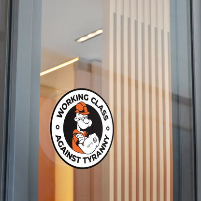 Free Oppression - Paper products - Working Class Against Tyranny – Round Vinyl Sticker