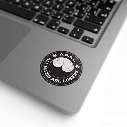 Free Oppression - Sticker Roll - All Nazis Are Losers – Round Sticker Roll