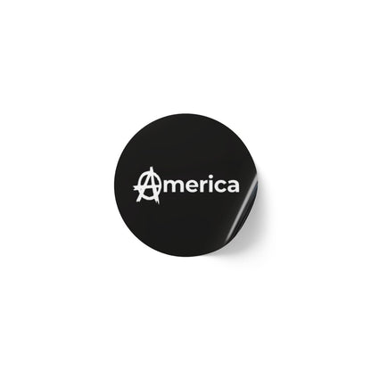 Free Oppression - Sticker Roll - America Anarchy A – Round Sticker Roll