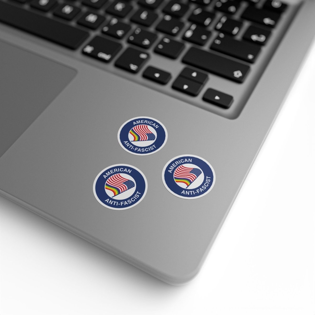 Free Oppression - Sticker Roll - American Anti - Fascist - Round Vinyl Sticker Roll — Anti Trump LGBT Protest "No Kings" Antifascist Decals