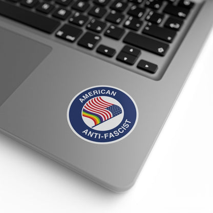 Free Oppression - Sticker Roll - American Anti - Fascist - Round Vinyl Sticker Roll — Anti Trump LGBT Protest "No Kings" Antifascist Decals