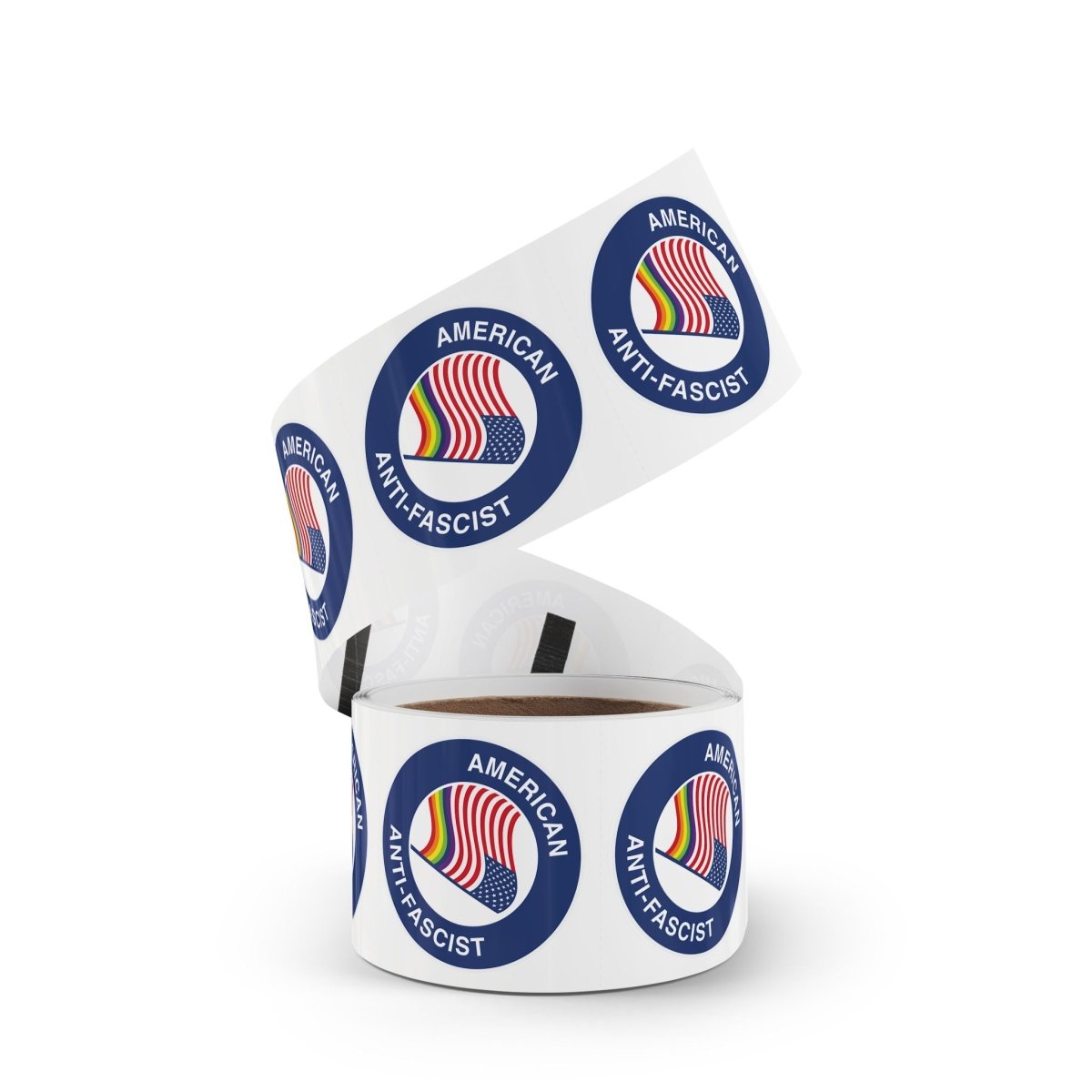 Free Oppression - Sticker Roll - American Anti - Fascist - Round Vinyl Sticker Roll — Anti Trump LGBT Protest "No Kings" Antifascist Decals