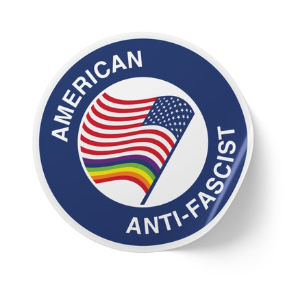 Free Oppression - Sticker Roll - American Anti - Fascist - Round Vinyl Sticker Roll — Anti Trump LGBT Protest "No Kings" Antifascist Decals