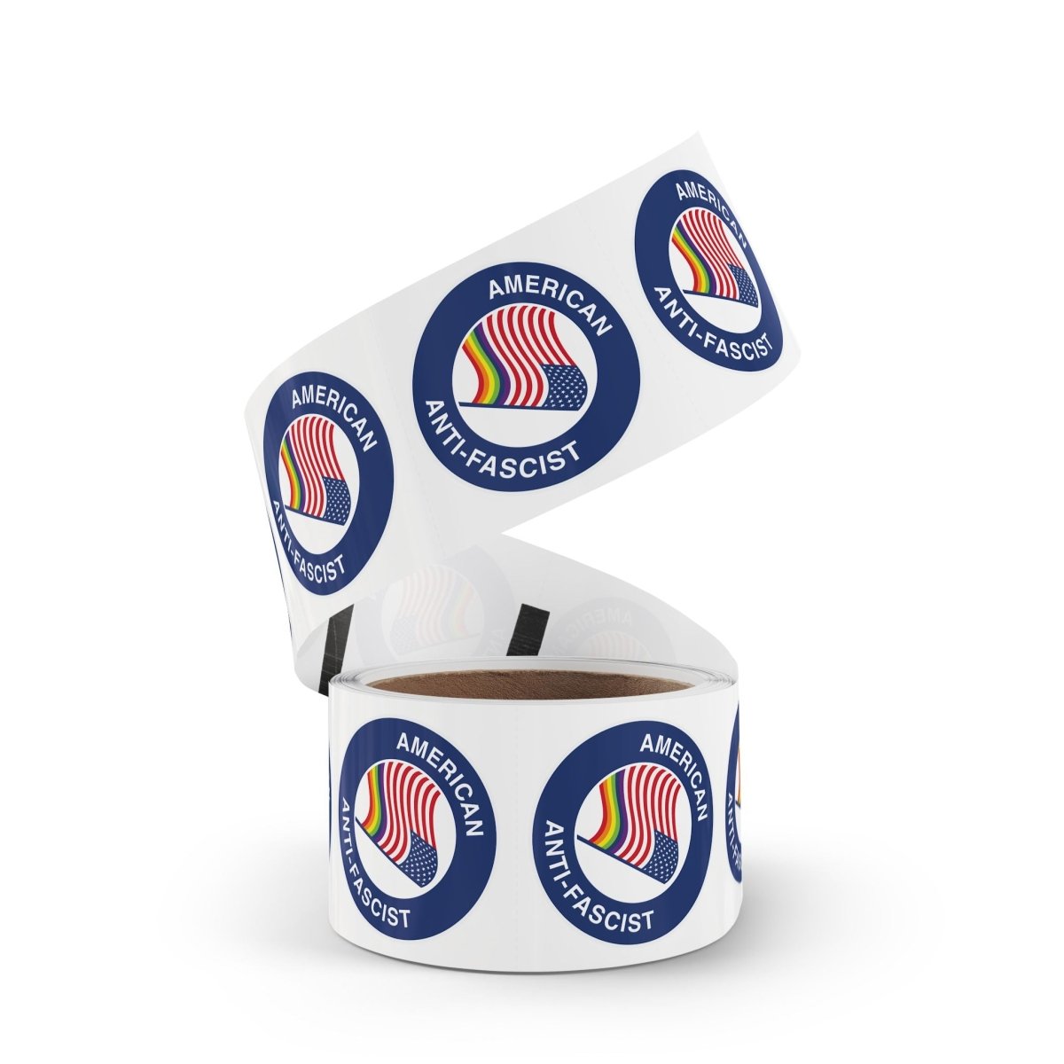 Free Oppression - Sticker Roll - American Anti - Fascist - Round Vinyl Sticker Roll — Anti Trump LGBT Protest "No Kings" Antifascist Decals