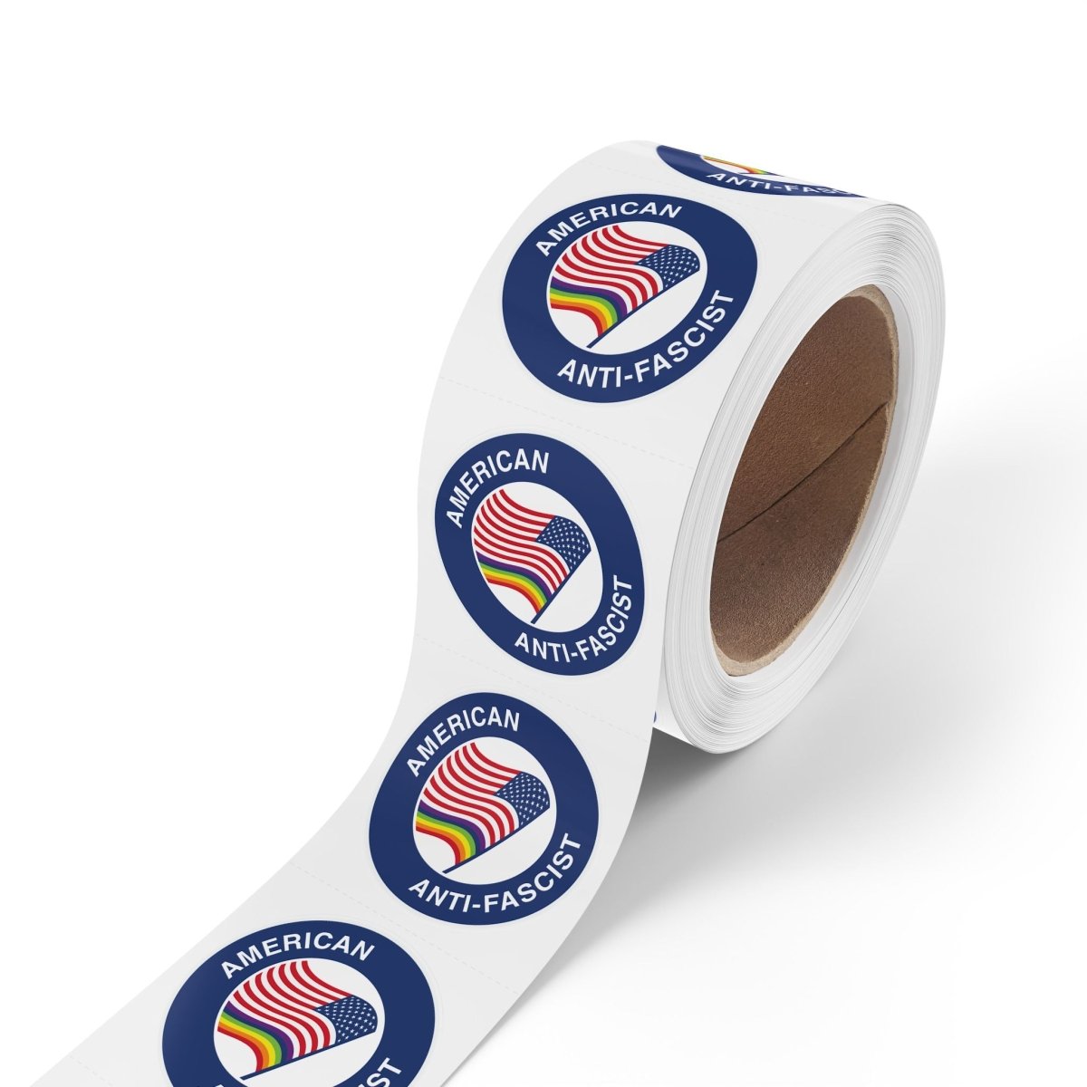 Free Oppression - Sticker Roll - American Anti - Fascist - Round Vinyl Sticker Roll — Anti Trump LGBT Protest "No Kings" Antifascist Decals
