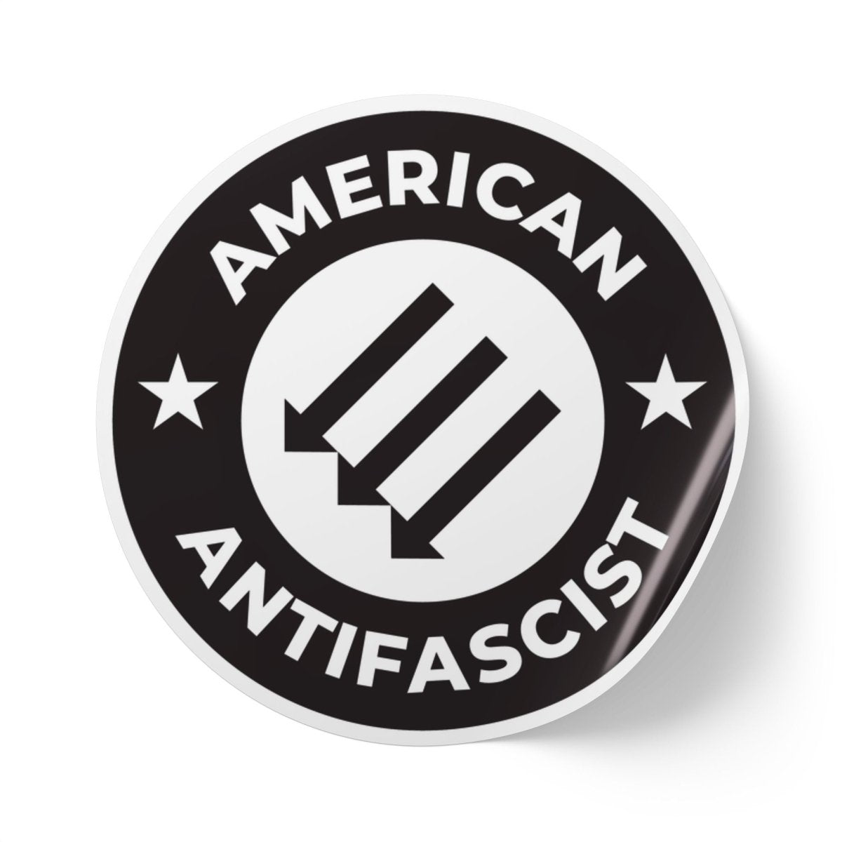 Free Oppression - Sticker Roll - American Antifascist – Round Sticker Roll