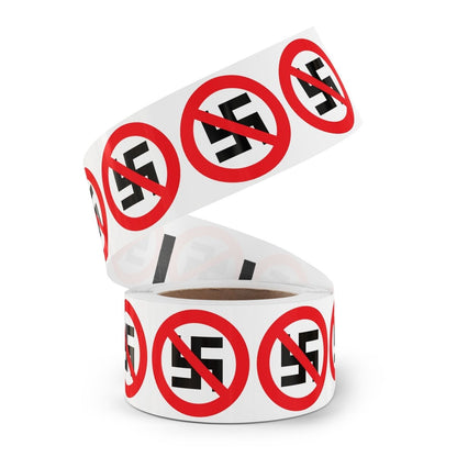 Free Oppression - Sticker Roll - Anti Nazi - Round Sticker Roll