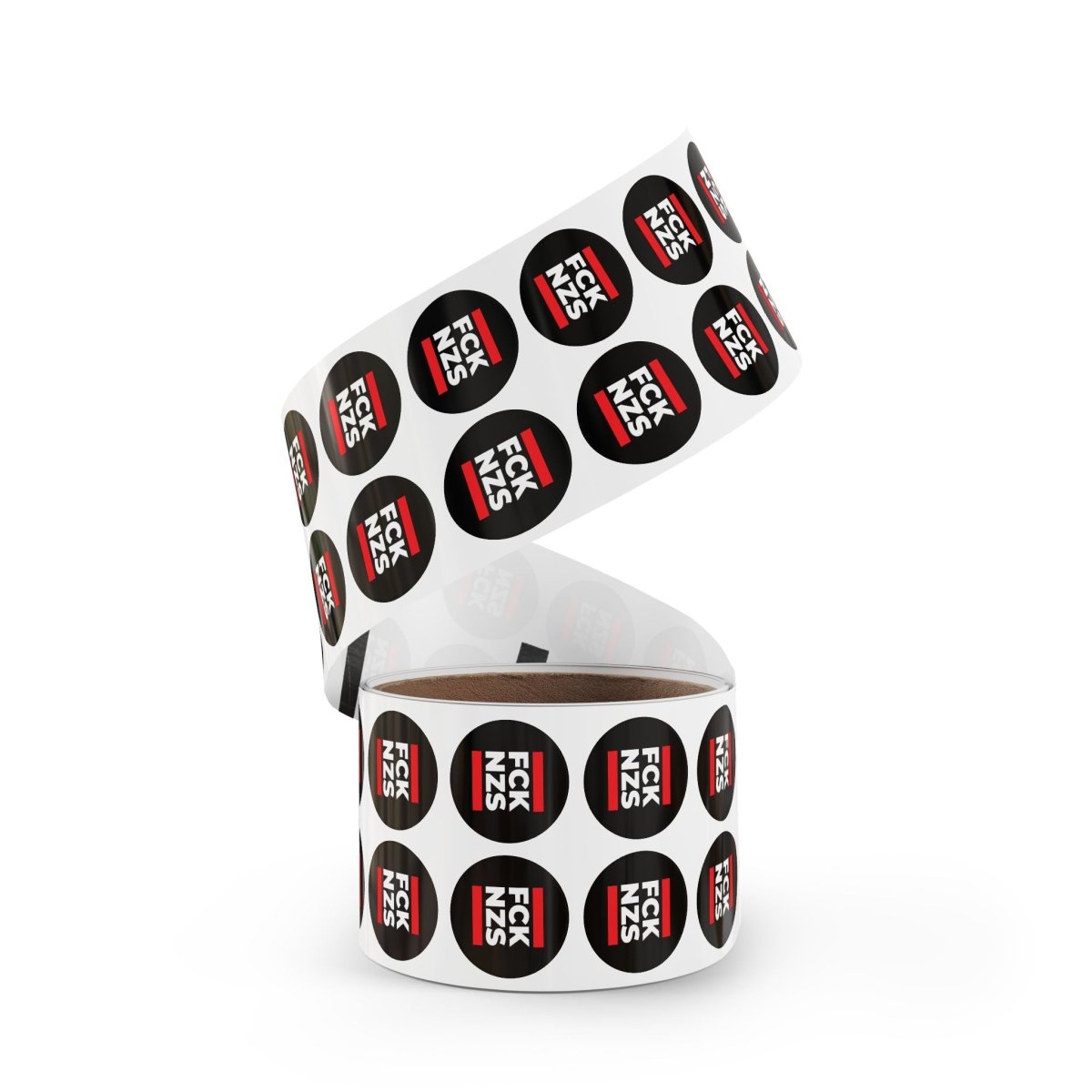 Free Oppression - Sticker Roll - FCK NZS – Round Sticker Roll