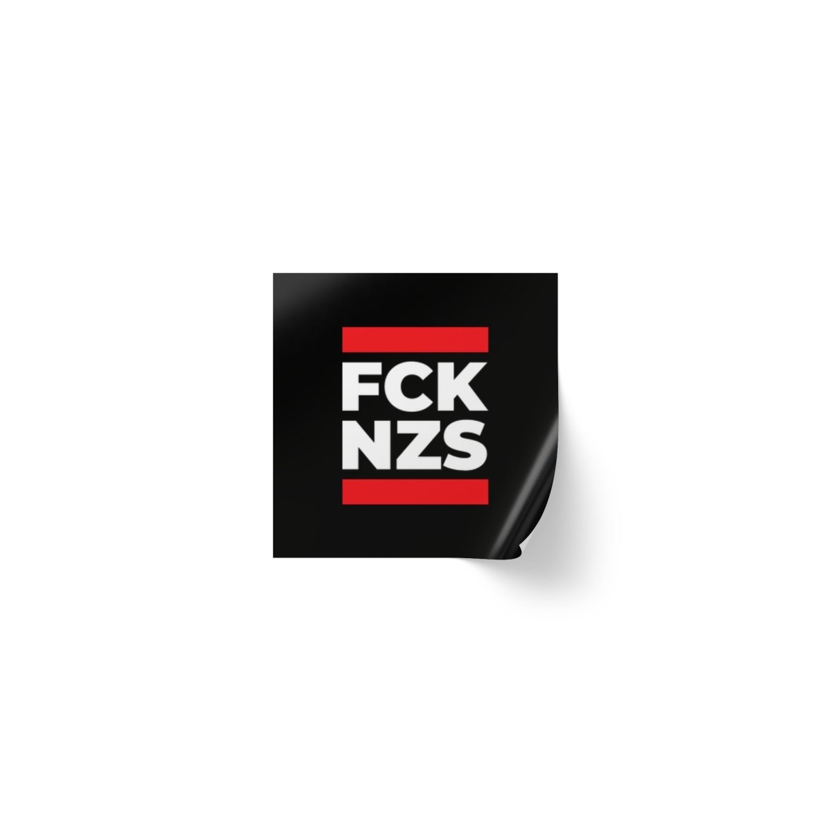 Free Oppression - Sticker Roll - FCK NZS - Square Vinyl Sticker Label Rolls - Anti Trump Protest "No Kings" Antifascist Decals