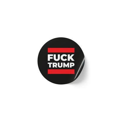 Free Oppression - Sticker Roll - F**k Trump – Round Sticker Roll