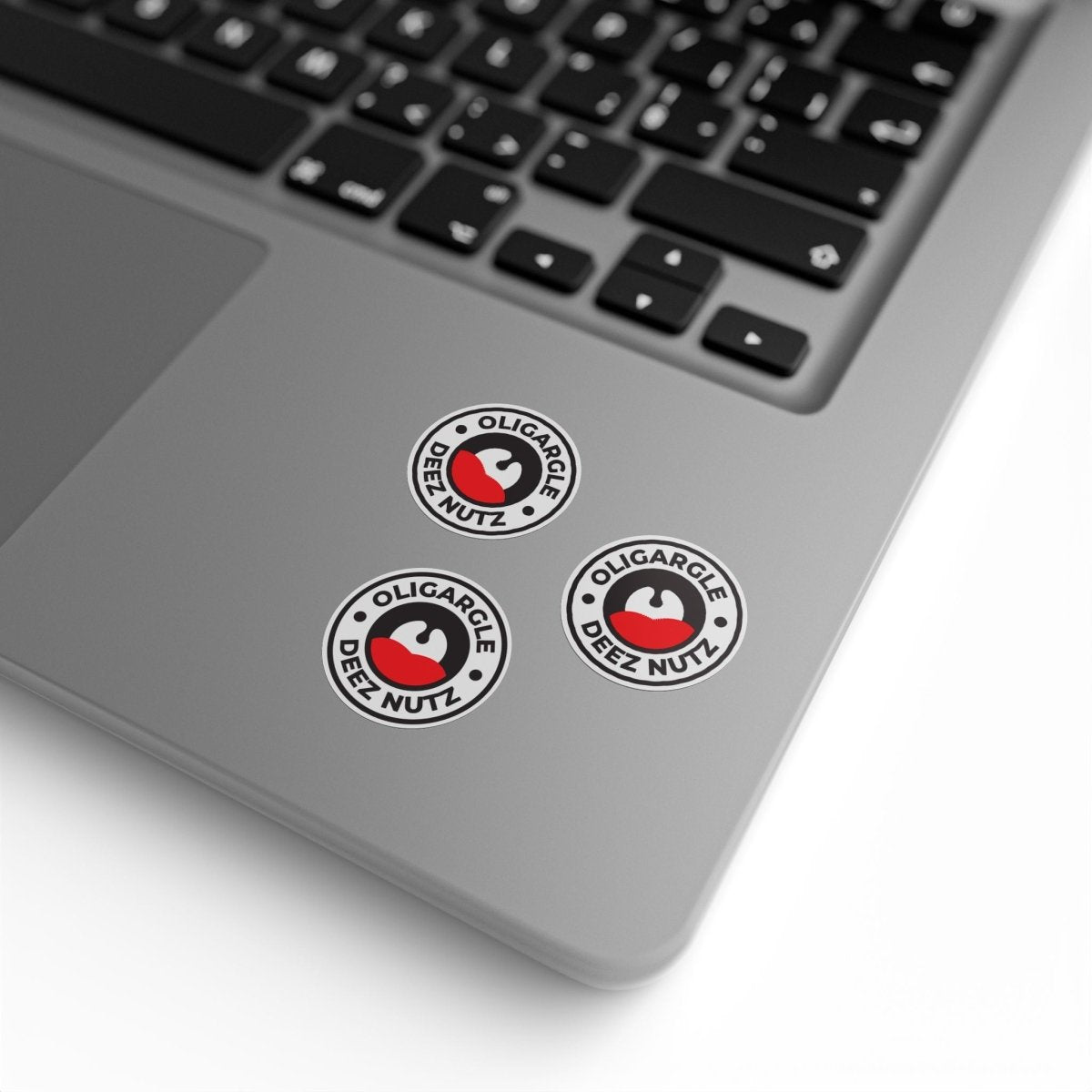 Free Oppression - Sticker Roll - Oligargle Deez Nutz – Round Sticker Roll