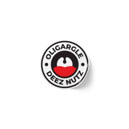 Free Oppression - Sticker Roll - Oligargle Deez Nutz – Round Sticker Roll