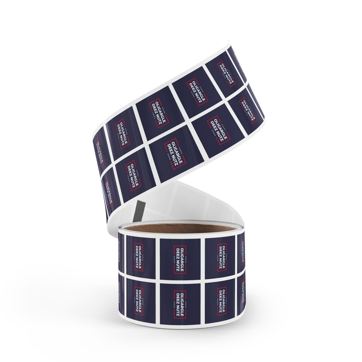 Free Oppression - Sticker Roll - Oligargle Deez Nutz - Square Vinyl Sticker Roll — Anti Trump Protest "No Kings" Antifascist Decals