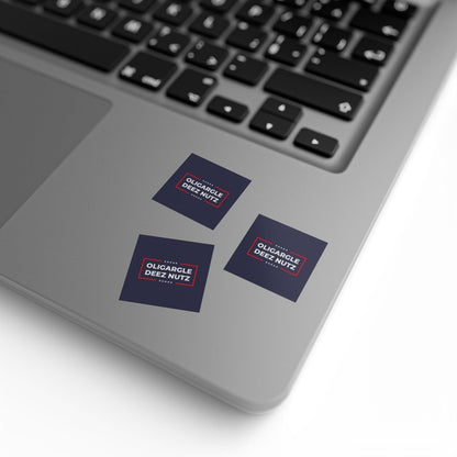 Free Oppression - Sticker Roll - Oligargle Deez Nutz - Square Vinyl Sticker Roll — Anti Trump Protest "No Kings" Antifascist Decals