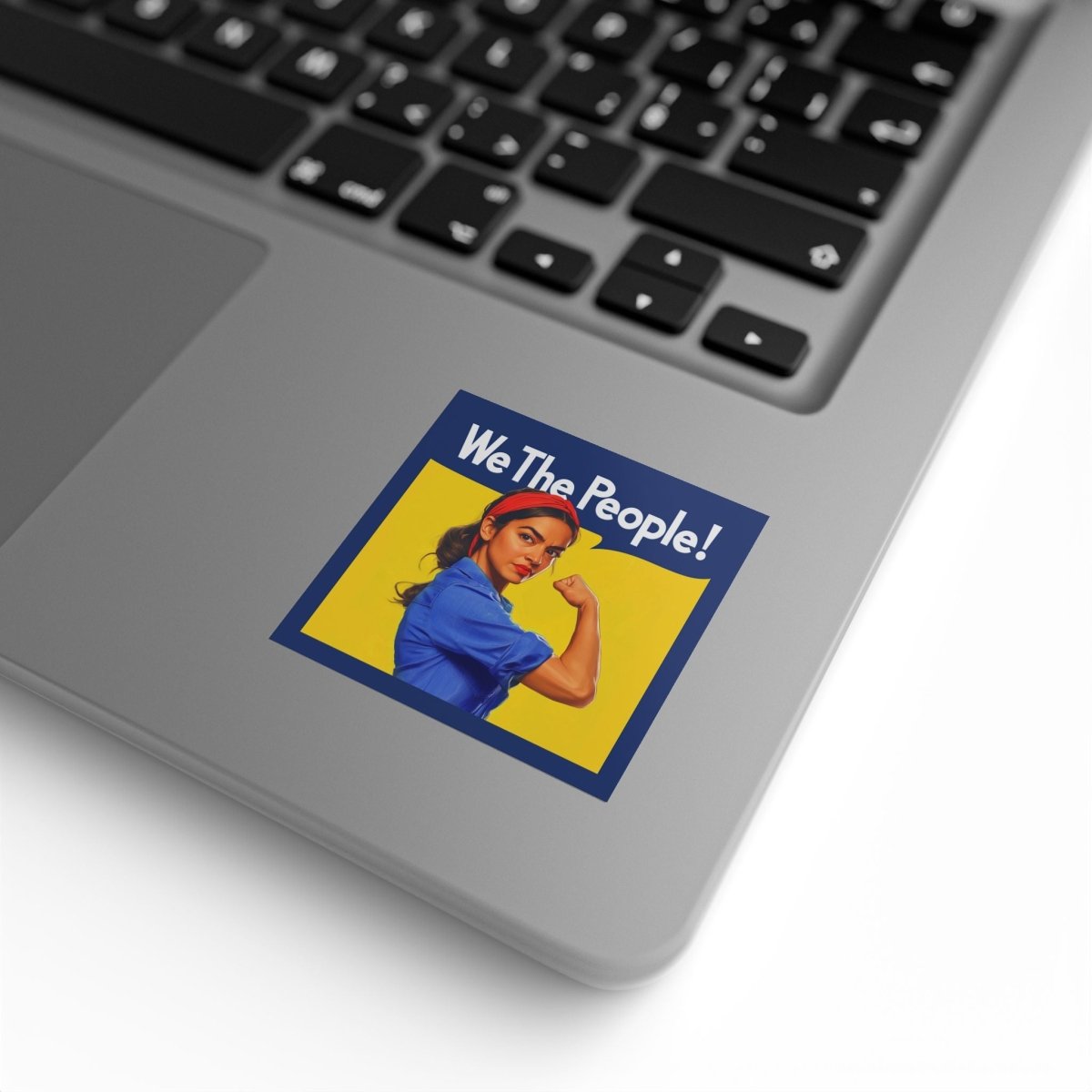 Free Oppression - Sticker Roll - We The People Alexandria Ocasio - Cortez AOC - Square Vinyl Sticker Roll — Anti Trump Protest "No Kings" Antifascist Decals