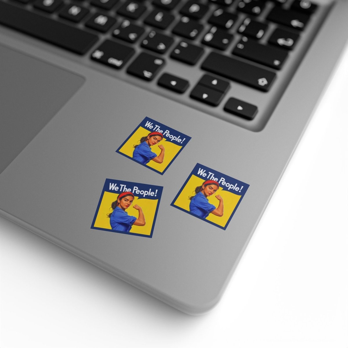 Free Oppression - Sticker Roll - We The People Alexandria Ocasio - Cortez AOC - Square Vinyl Sticker Roll — Anti Trump Protest "No Kings" Antifascist Decals