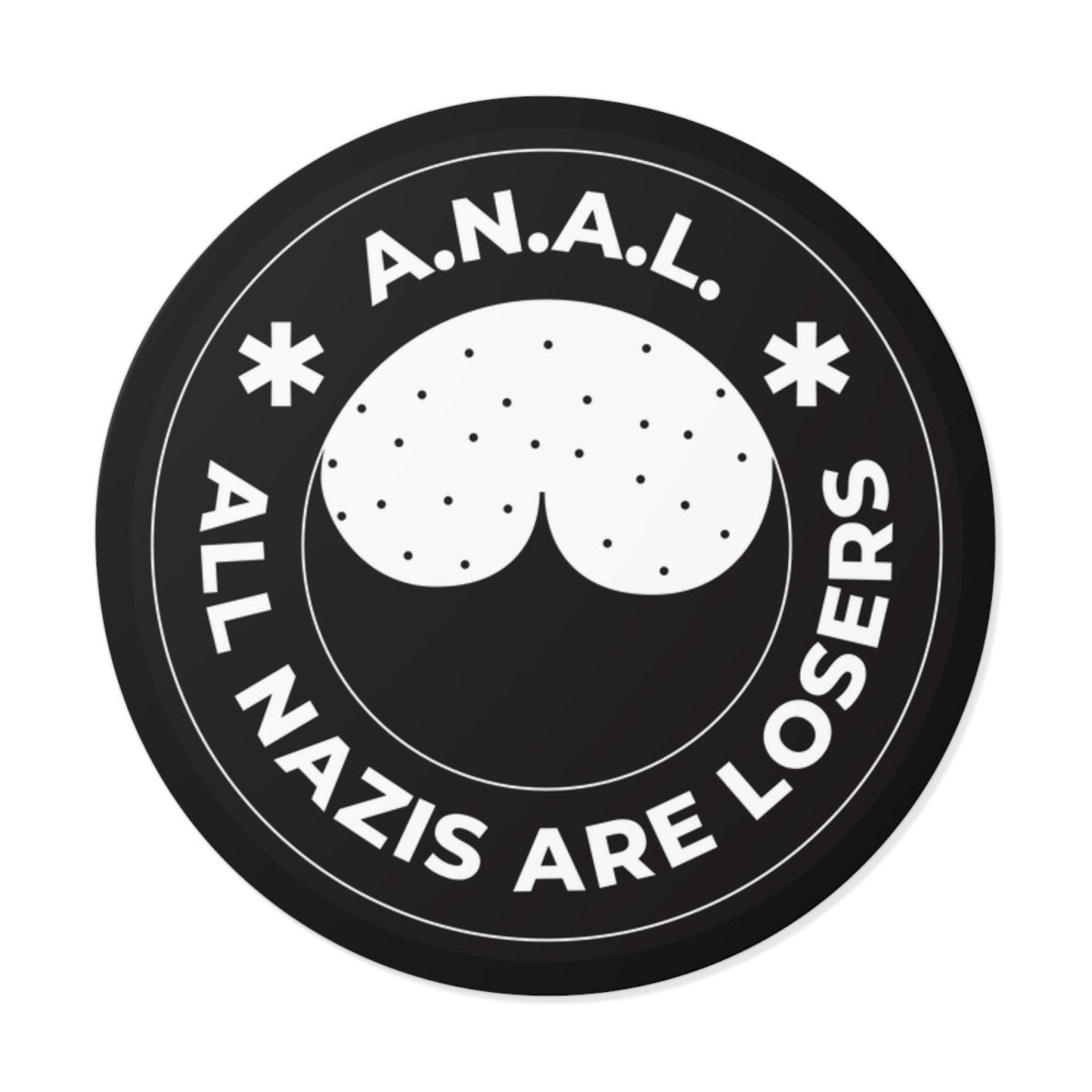 Free Oppression - Stickers - All Nazis Are Losers – Round Vinyl Sticker