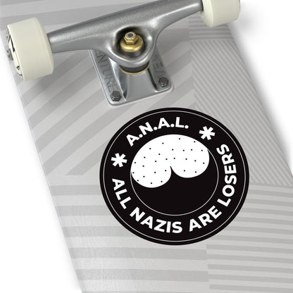 Free Oppression - Stickers - All Nazis Are Losers – Round Vinyl Sticker