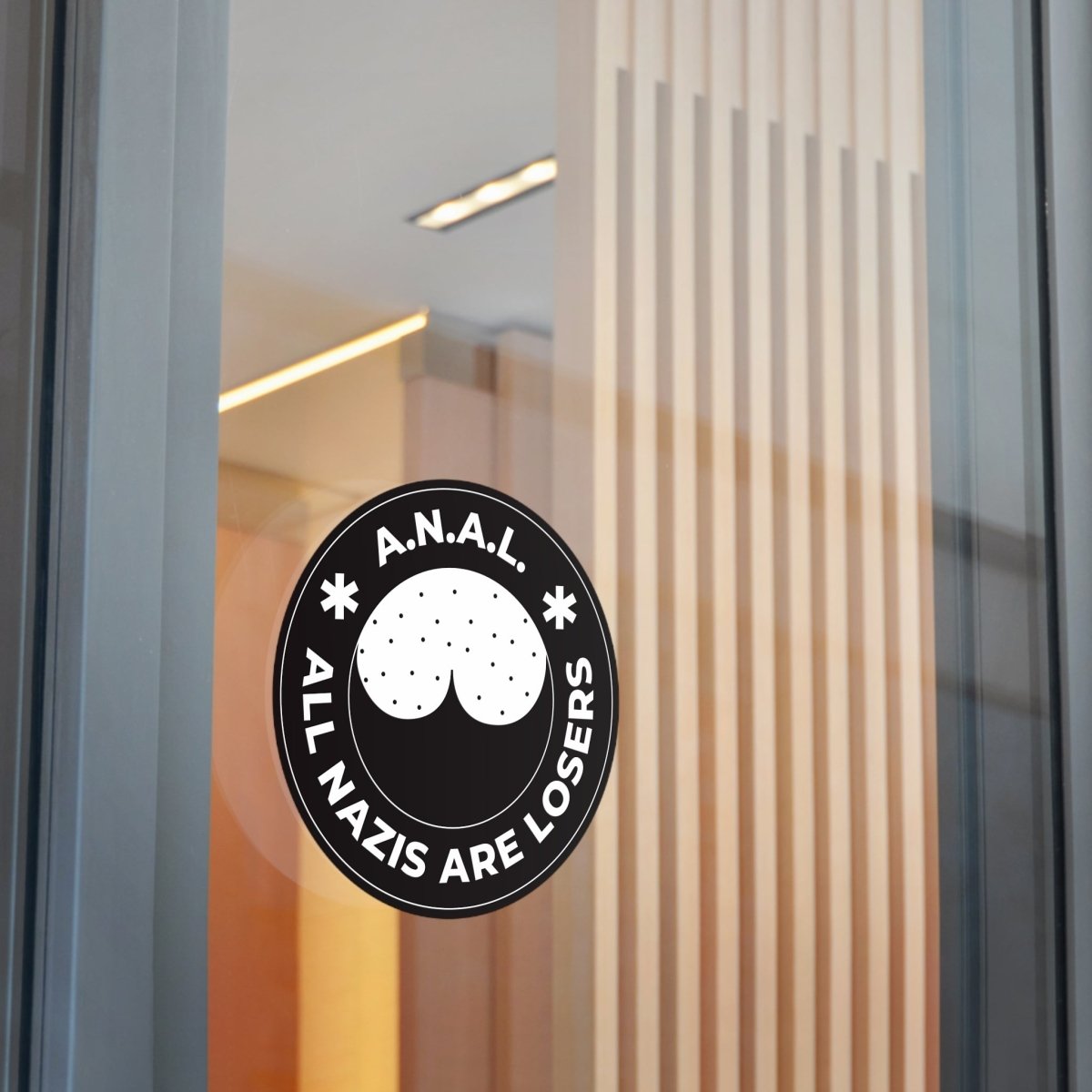 Free Oppression - Stickers - All Nazis Are Losers – Round Vinyl Sticker