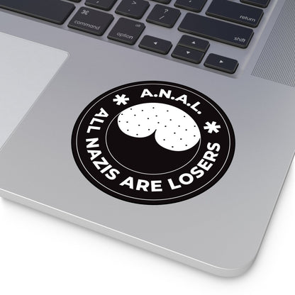 Free Oppression - Stickers - All Nazis Are Losers – Round Vinyl Sticker