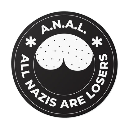 Free Oppression - Stickers - All Nazis Are Losers – Round Vinyl Sticker