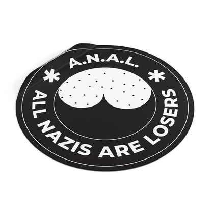 Free Oppression - Stickers - All Nazis Are Losers – Round Vinyl Sticker