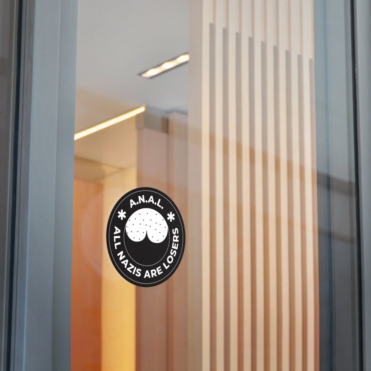 Free Oppression - Stickers - All Nazis Are Losers – Round Vinyl Sticker