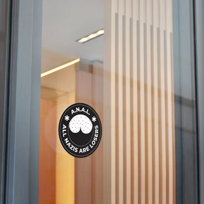 Free Oppression - Stickers - All Nazis Are Losers – Round Vinyl Sticker